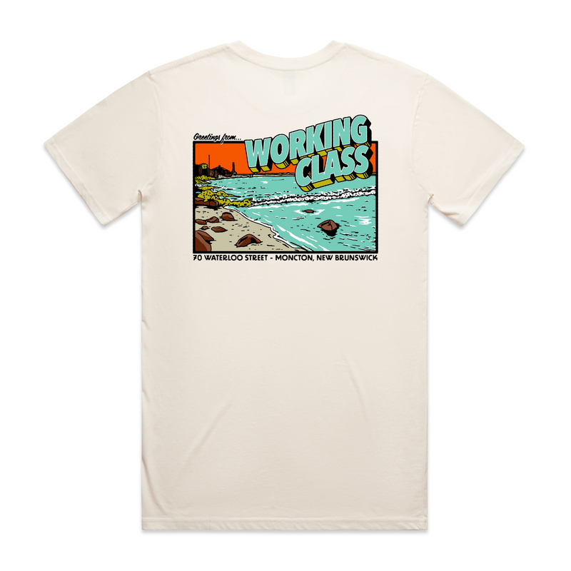 Working Class Tidal Bore Tee - Off White/Multi