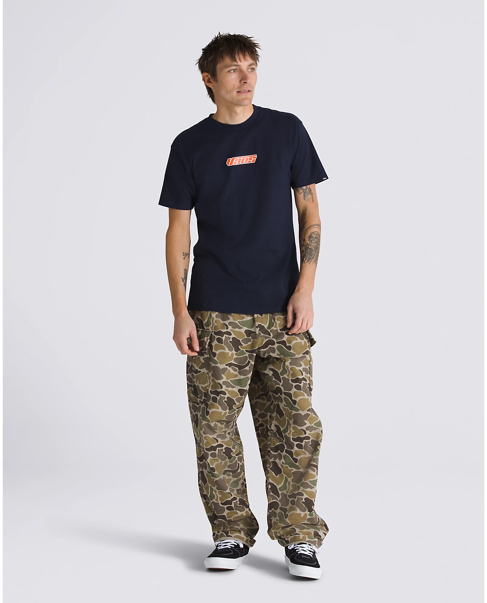 Vans Range Cargo Baggy Tapered Elastic Pants - Bungee Cord/Turkish Coffee