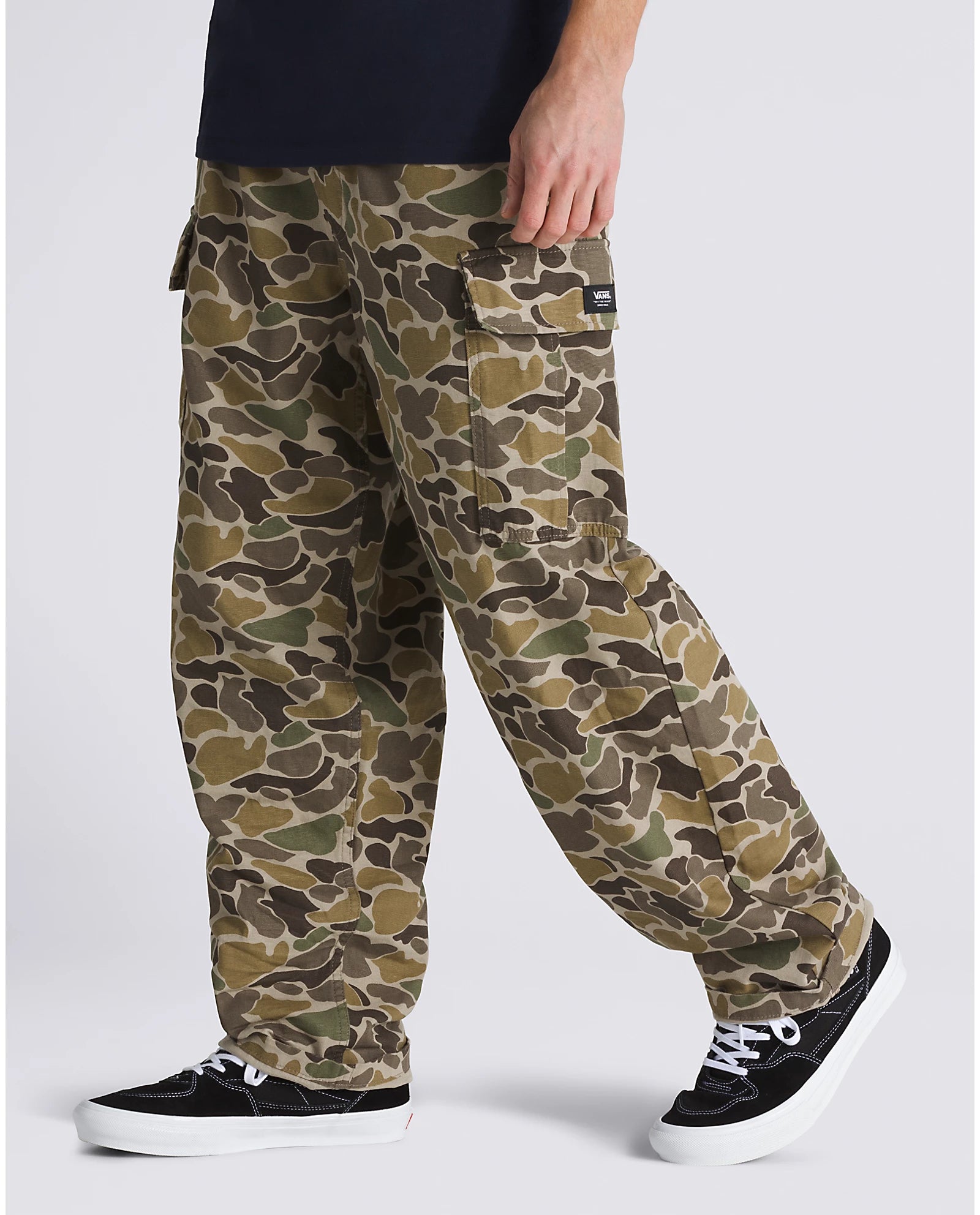 Vans Range Cargo Baggy Tapered Elastic Pants - Bungee Cord/Turkish Coffee