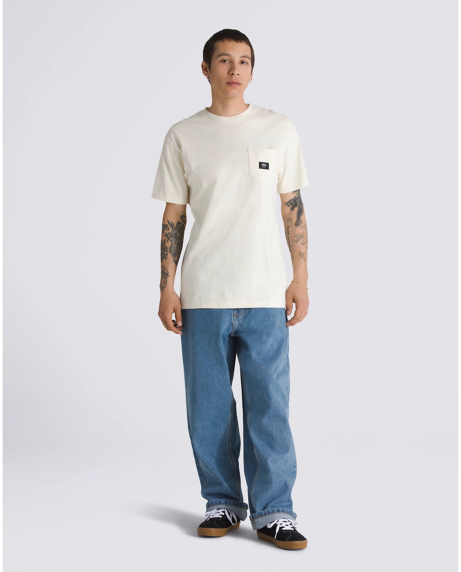 Vans Check-5 Baggy Denim Pant - Stonewash Blue