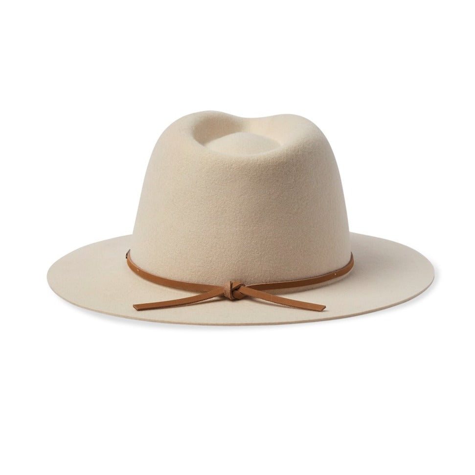 BRIXTON WESLEY FEDORA - WHITECAP