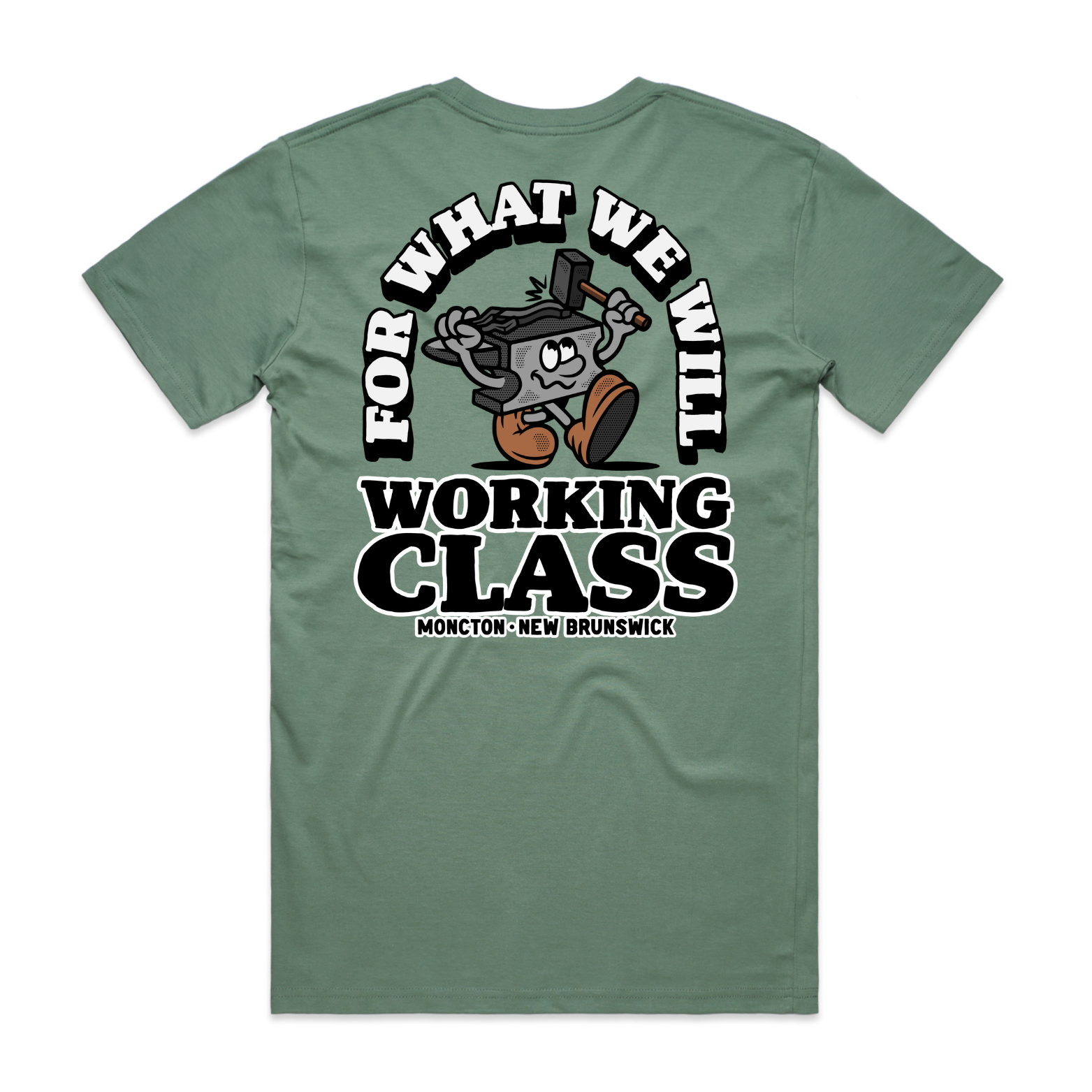 Working Class Winnie Tee - Sage