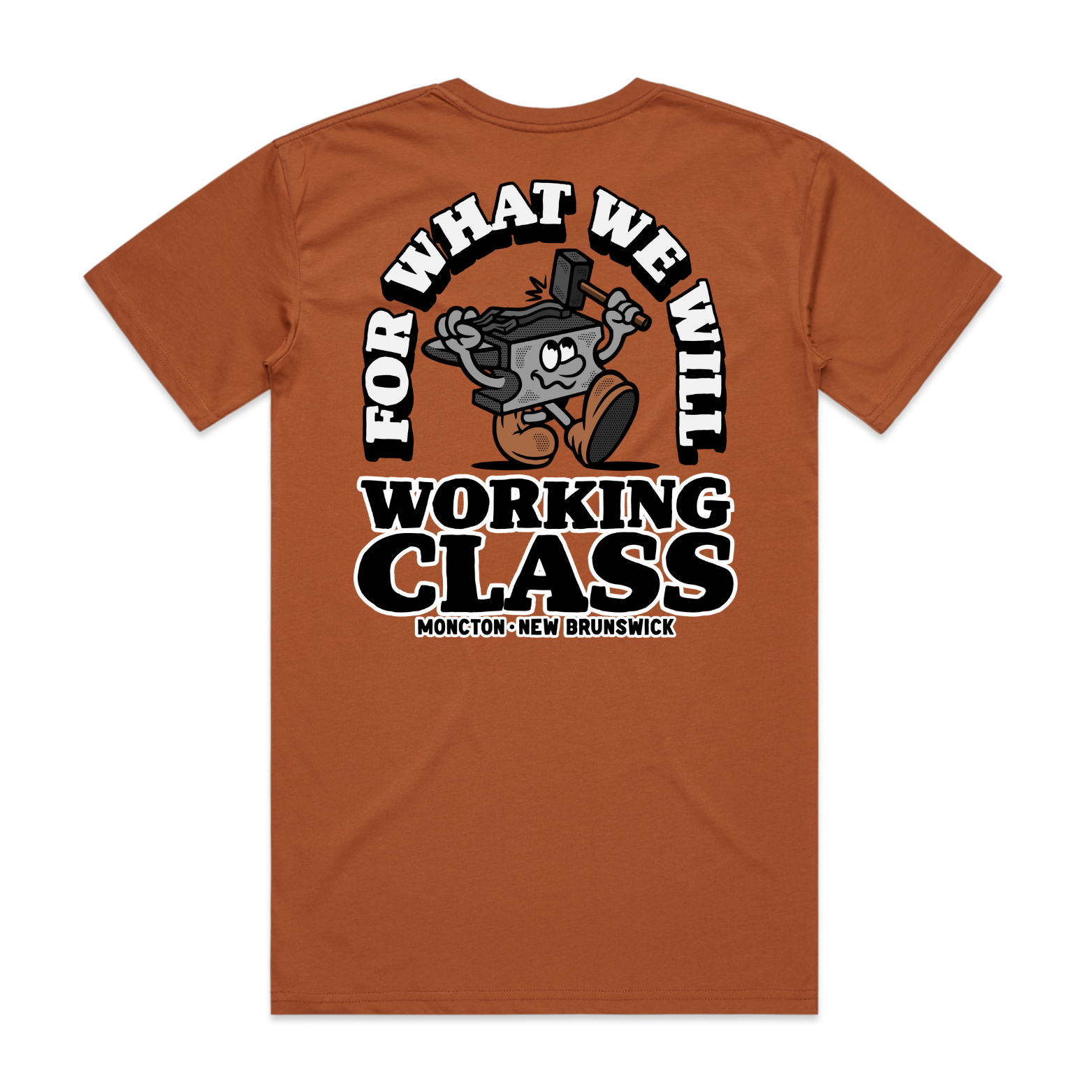 Working Class Winnie Tee - Rust