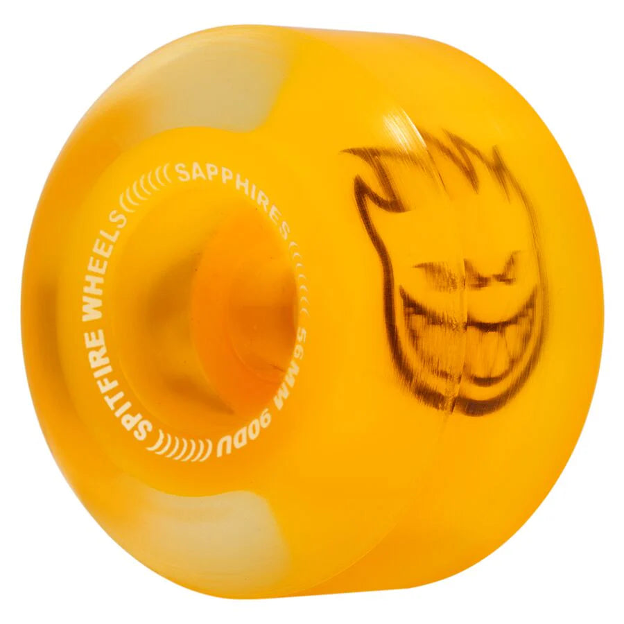 Spitfire Sapphire Conical Full Neon Orange - 90a 56mm