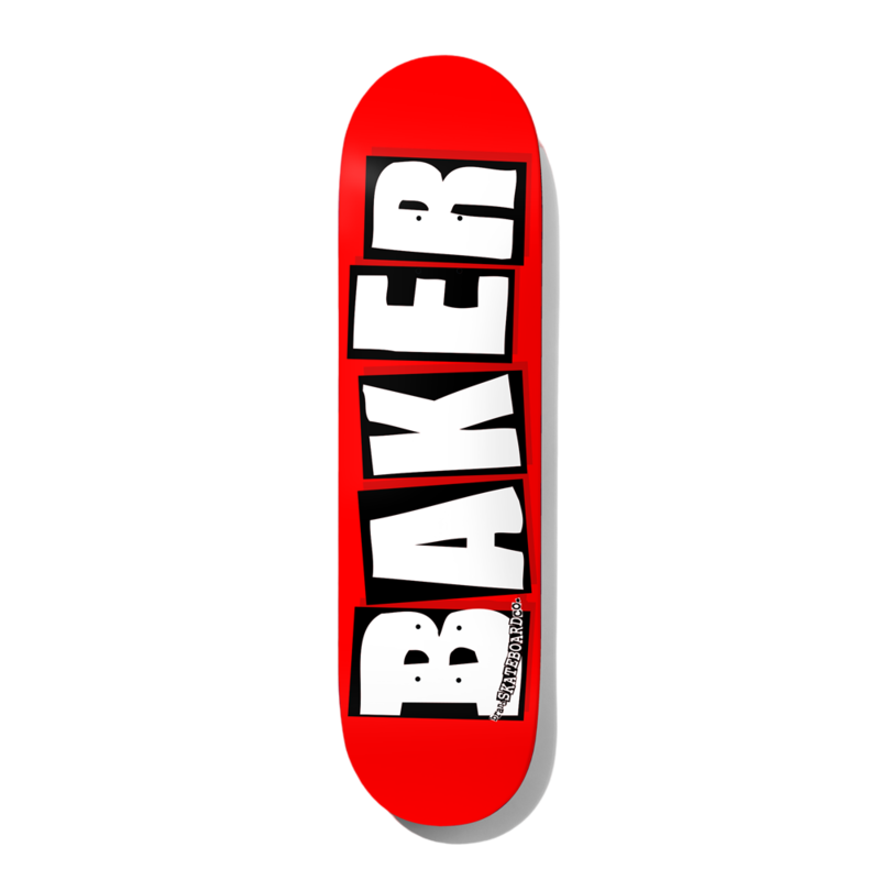 Baker Brand Logo White Deck - 8.0