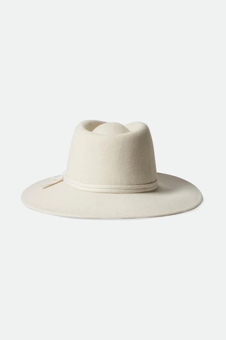 Brixton Joanna Felt Packable Hat - Off White