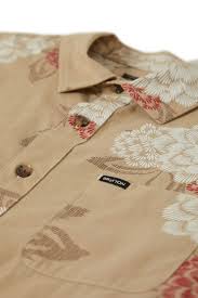 Brixton Charter Print S/S Woven - Cream/Painterly Floral