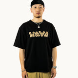 Wave Fur Logo T-Shirt - Black