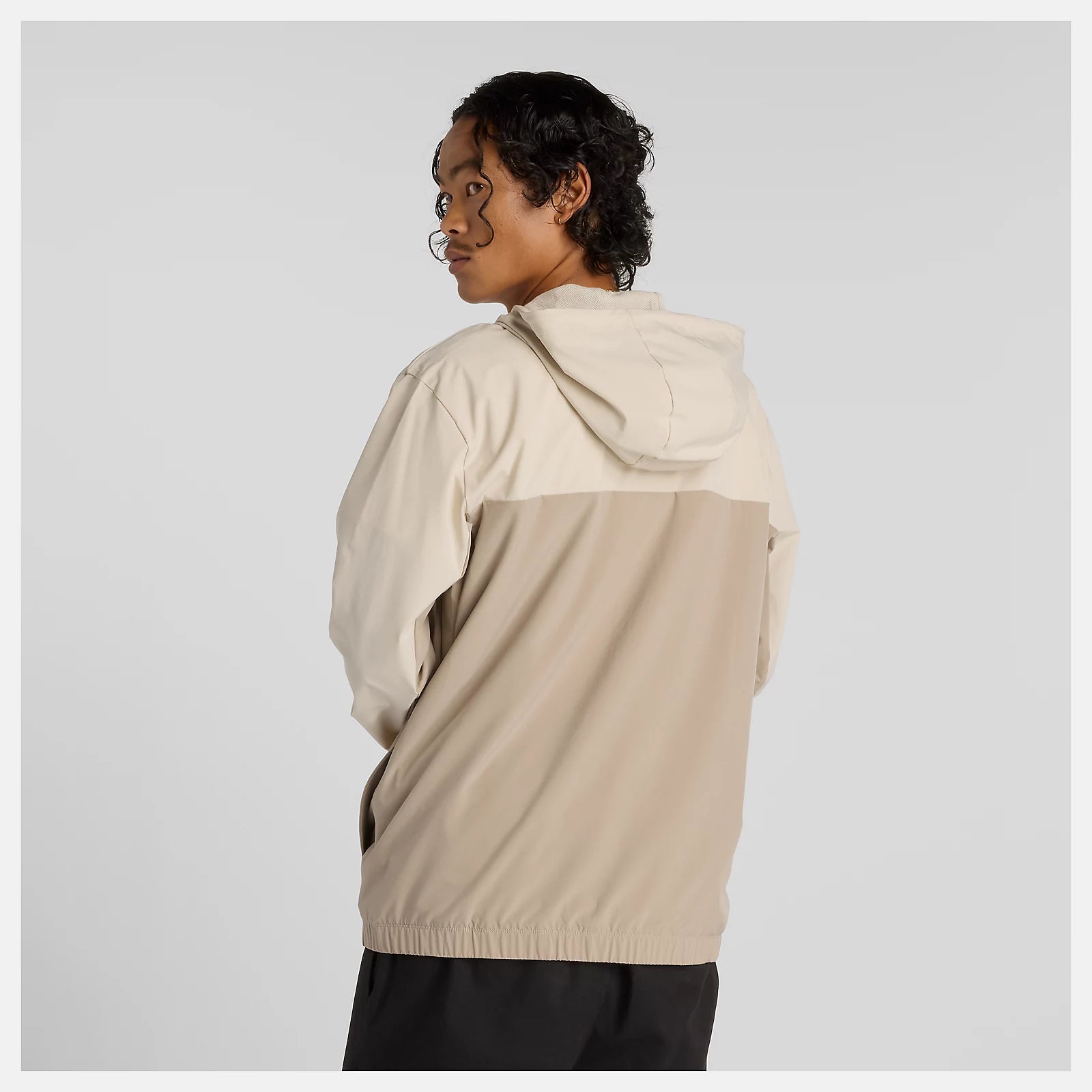 New Balance Numeric Woven Full Zip Jacket - Arid Stone