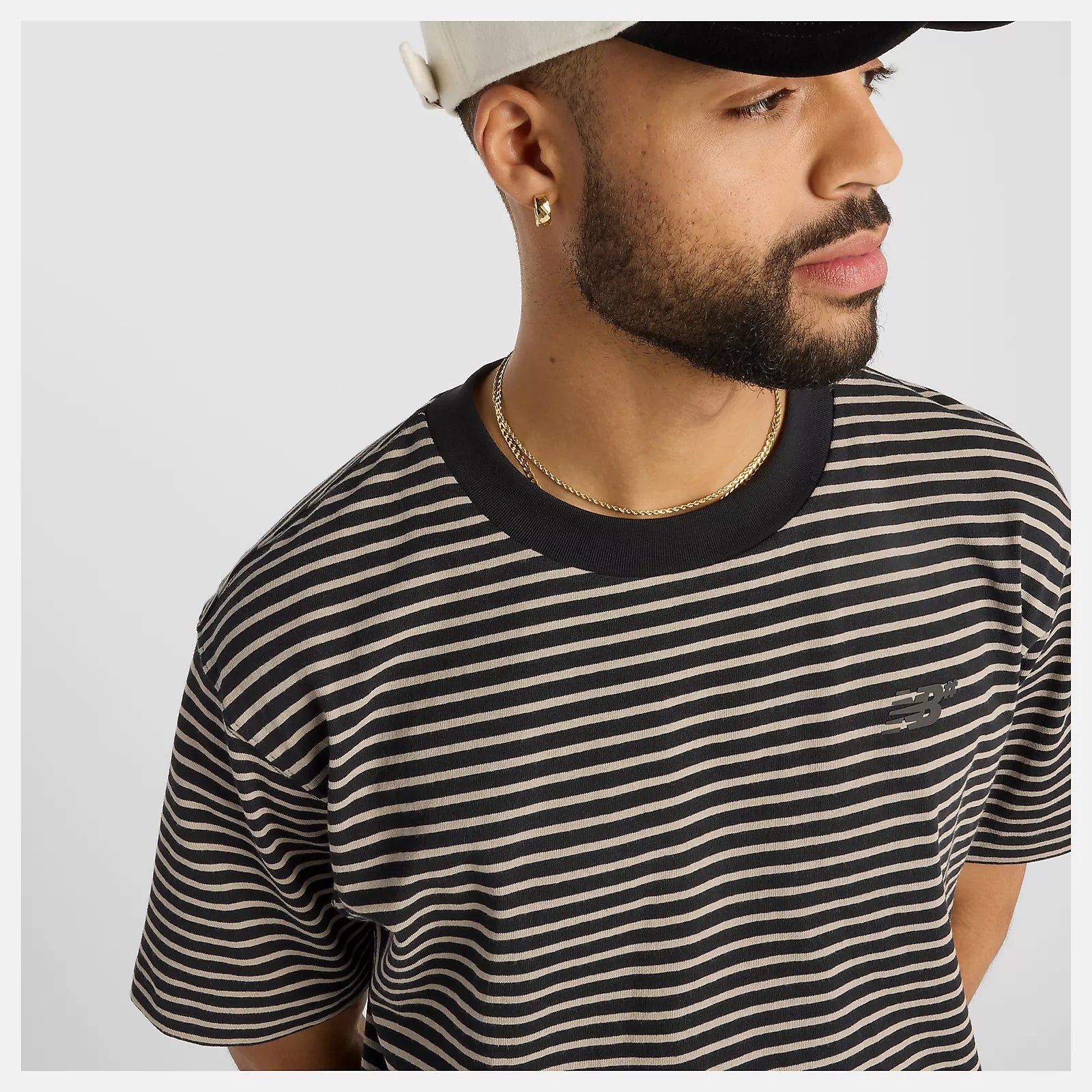 New Balance Numeric Stripe T-Shirt - Black