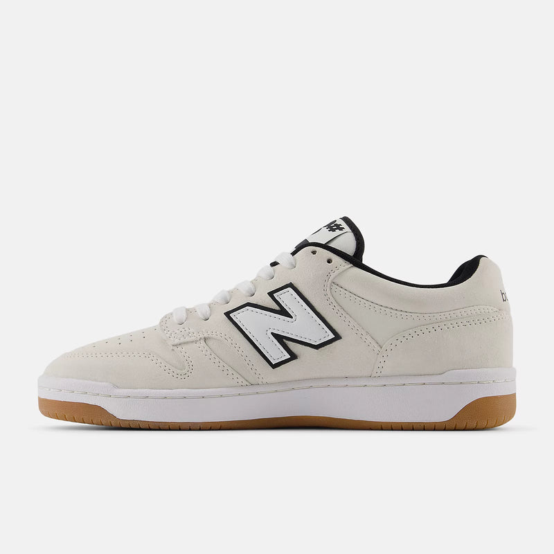 New Balance Numeric 480 - White with Black