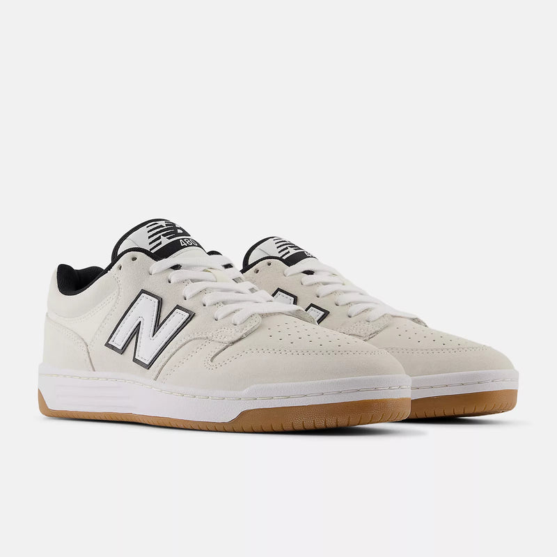 New Balance Numeric 480 - White with Black