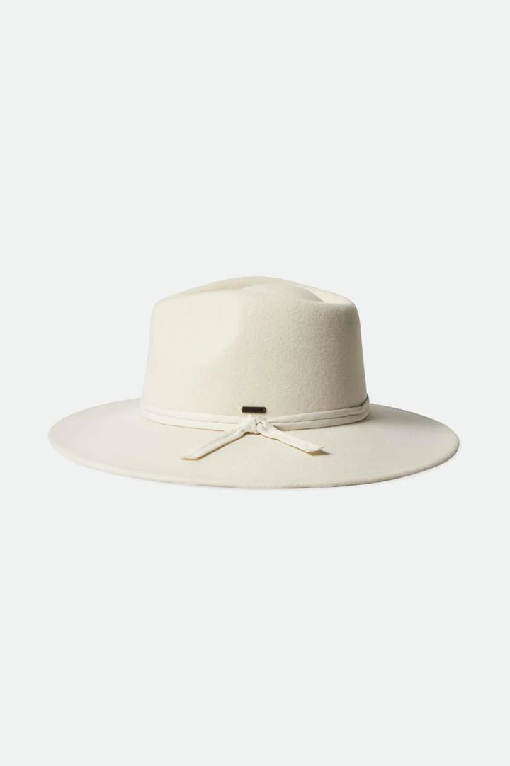 Brixton Joanna Felt Packable Hat - Off White