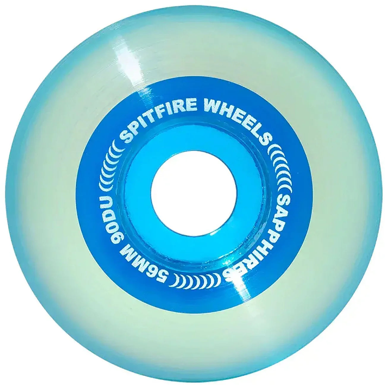 Spitfire Sapphire 90D Clear/Blue 56MM