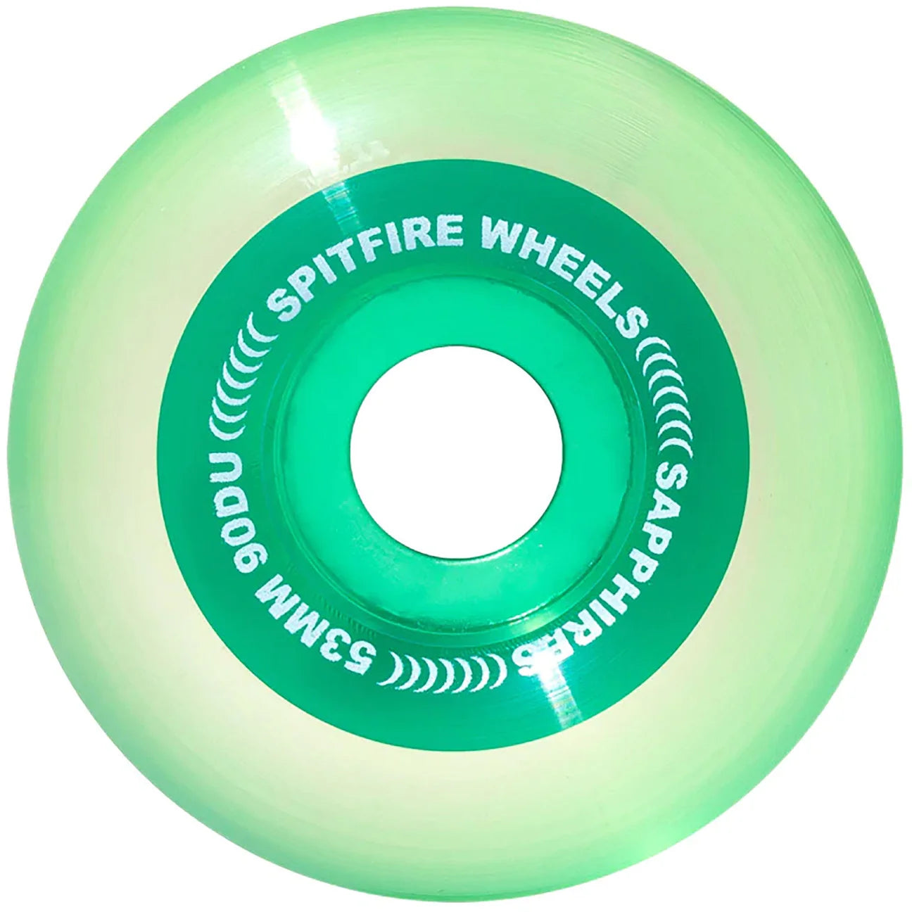 Spitfire Sapphire 90D Clear/Green 53MM