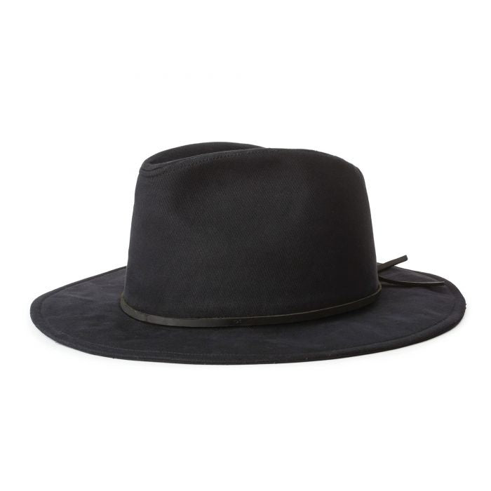 Wesley Cotton Fedora - Black