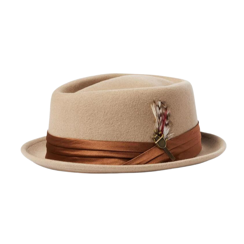 Brixton Stout Pork Pie Hat - Sand