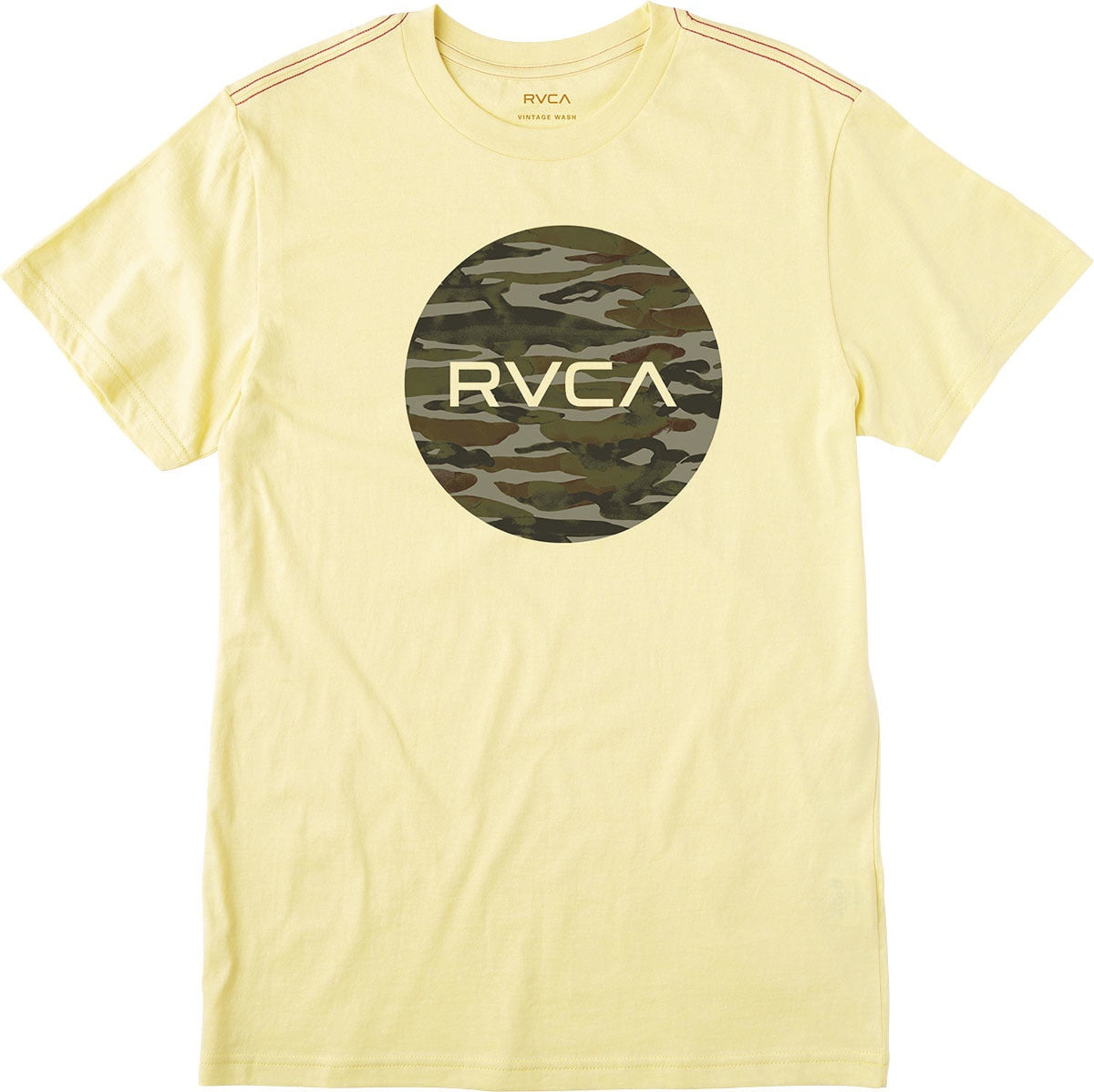 Water Camo Motors T-Shirt - Bright Lemon