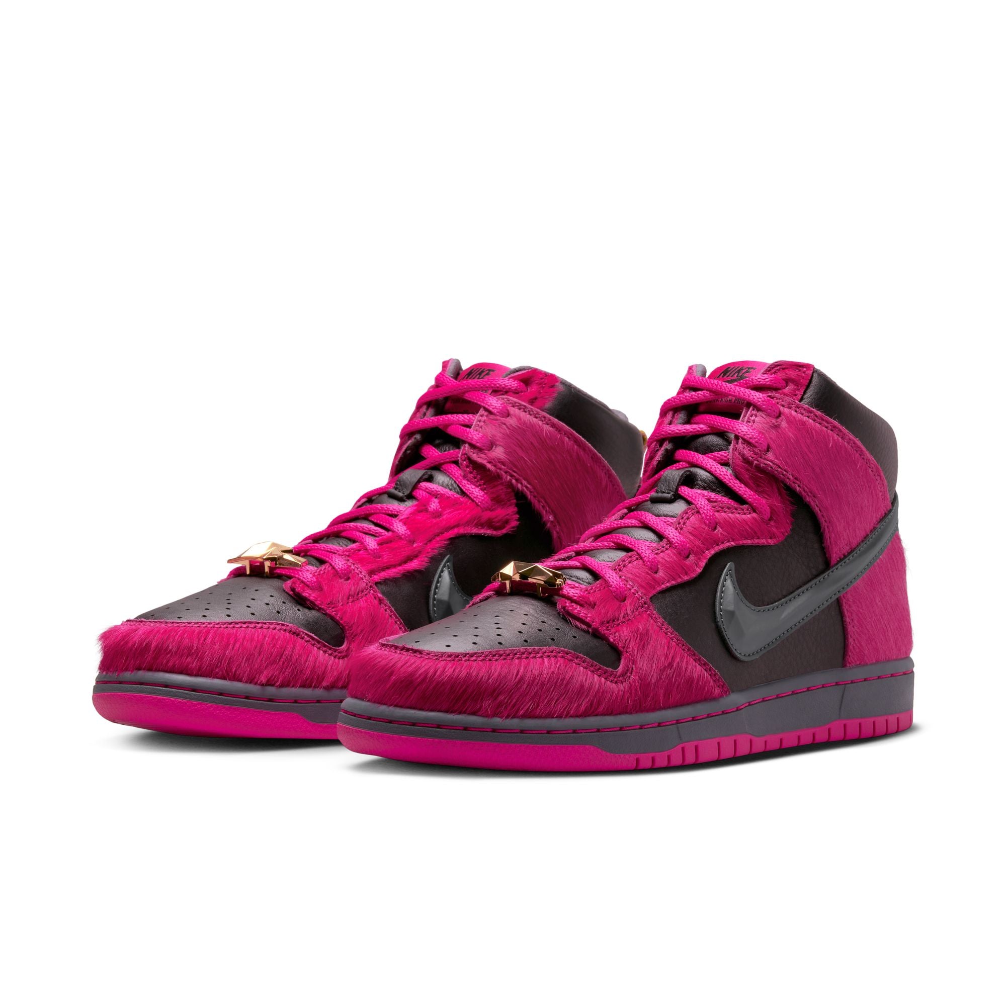 NIKE SB DUNK HIGH X RUN THE JEWELS - ACTIVE PINK/BLACK-METALLIC GOLD