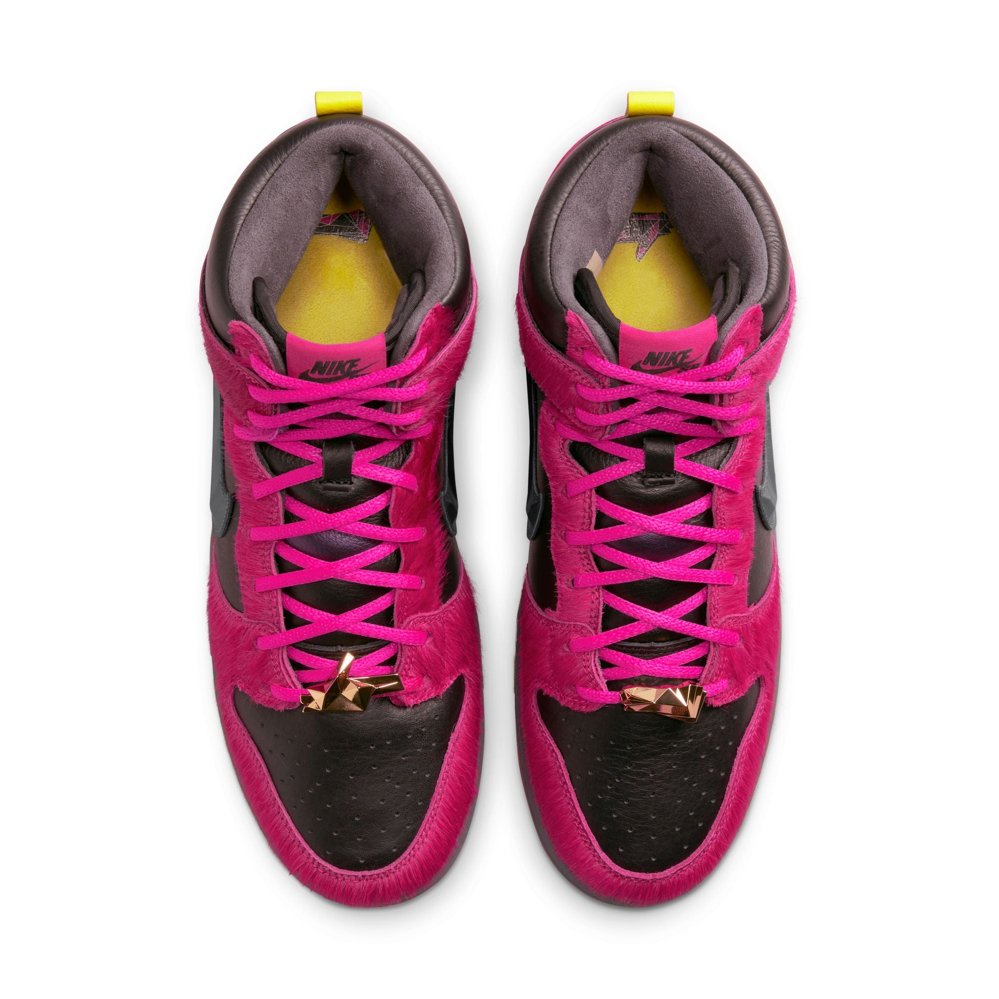 NIKE SB DUNK HIGH X RUN THE JEWELS - ACTIVE PINK/BLACK-METALLIC GOLD