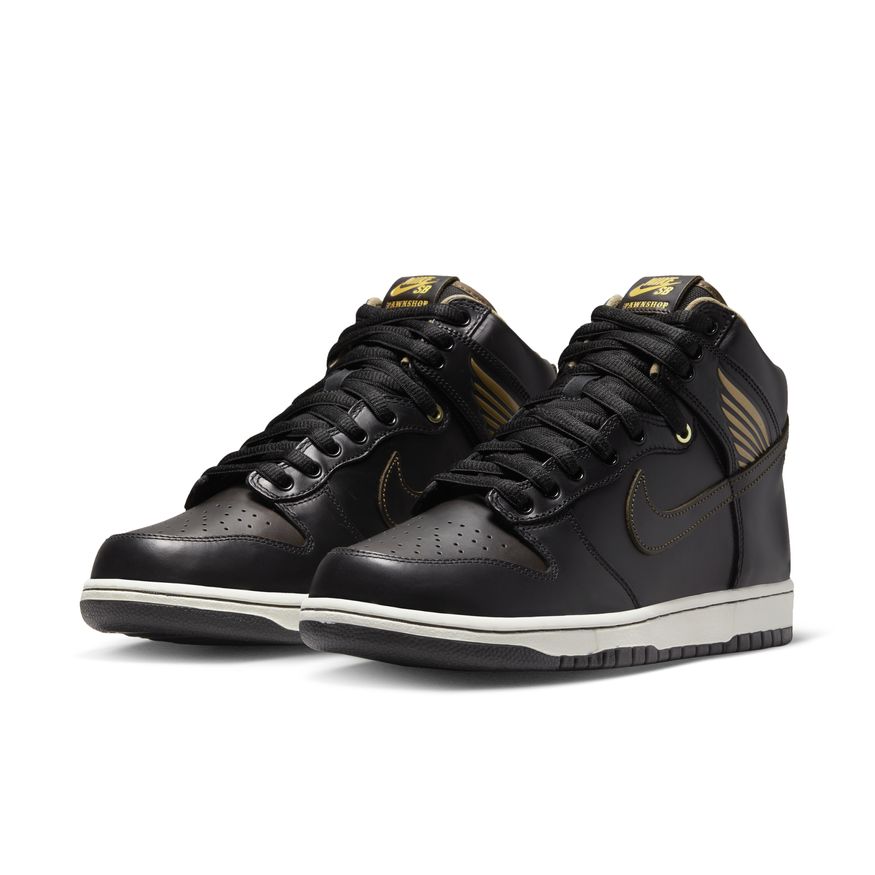 NIKE SB DUNK HIGH OG QS - BLACK/BLACK-METALLIC GOLD