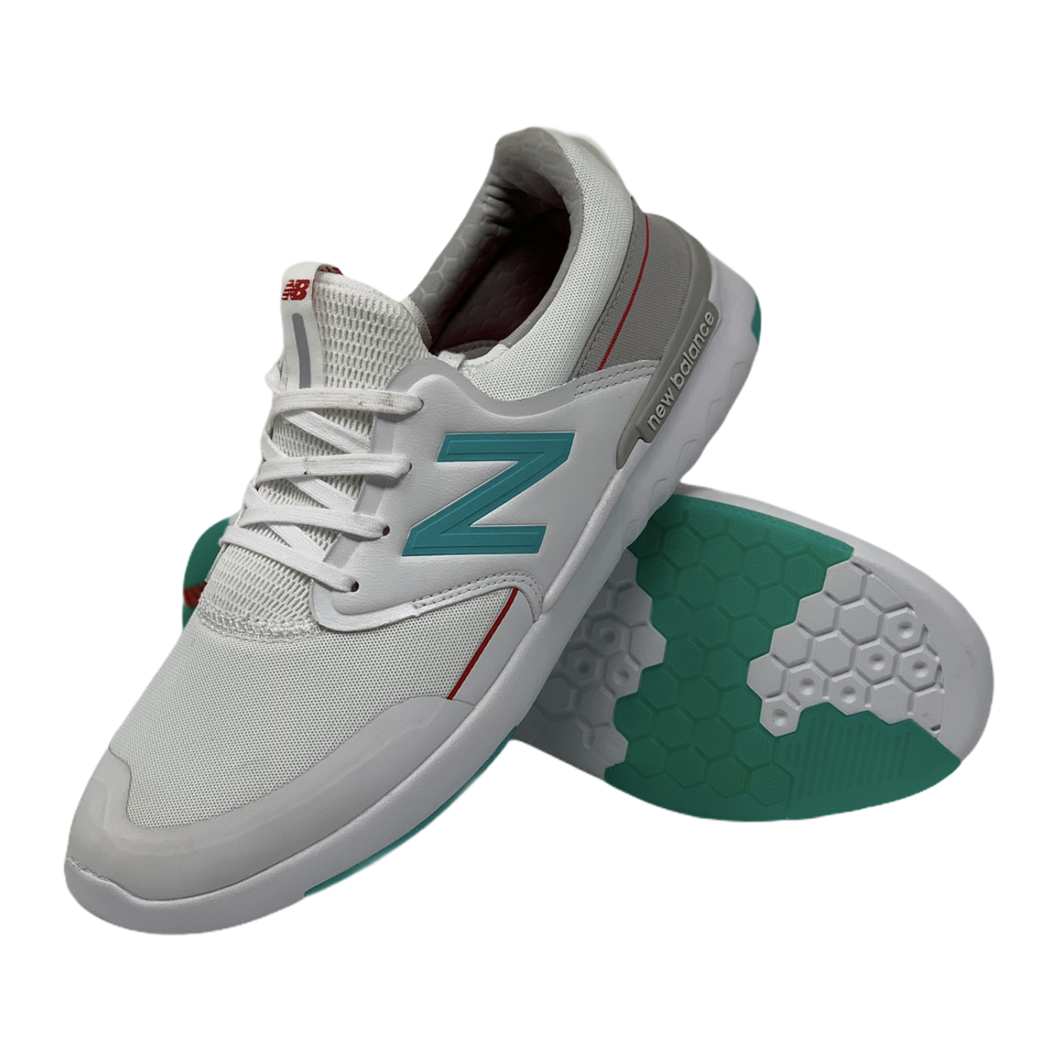 AC 659 Shoe - White/Aqua