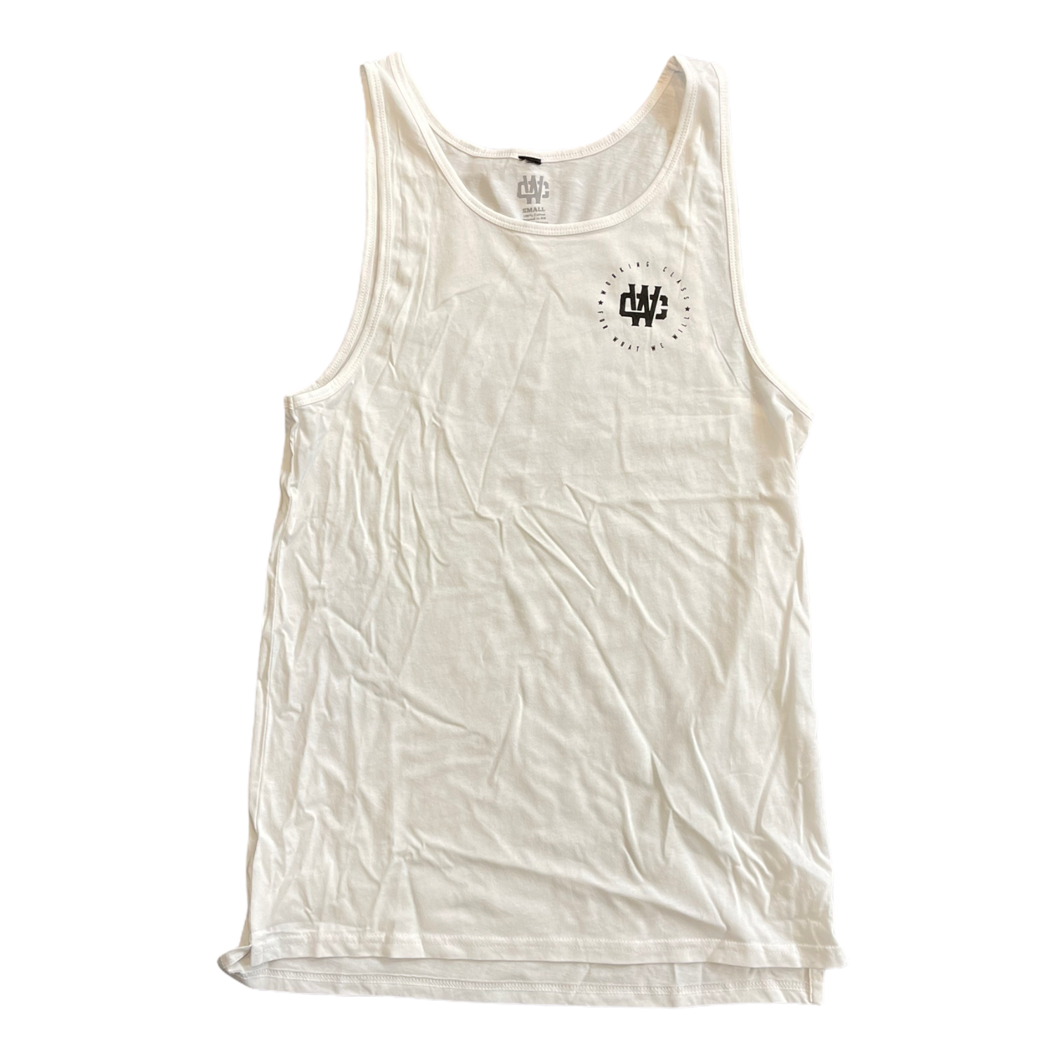 Working Class Monogram Tank - White