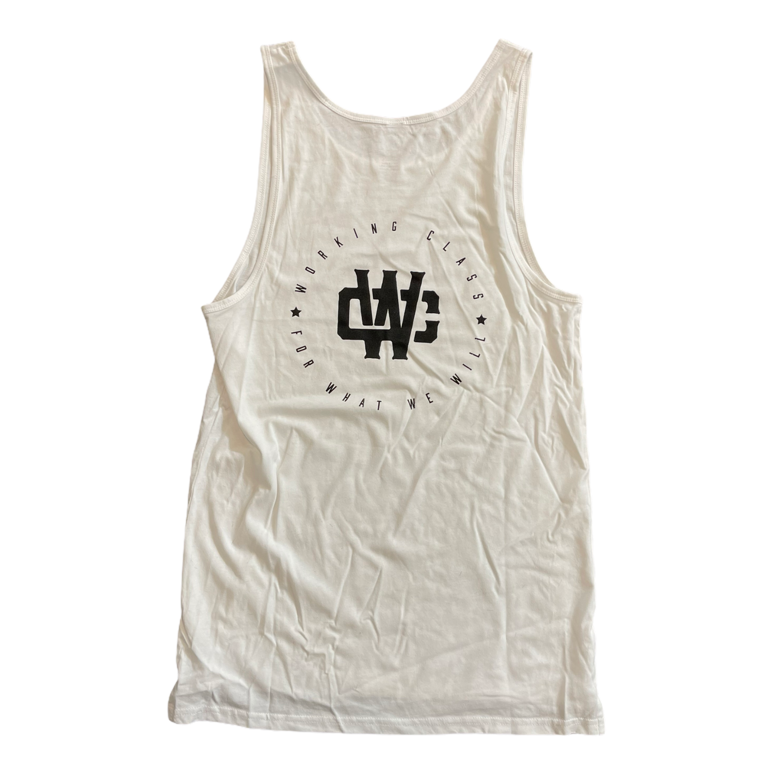 Working Class Monogram Tank - White