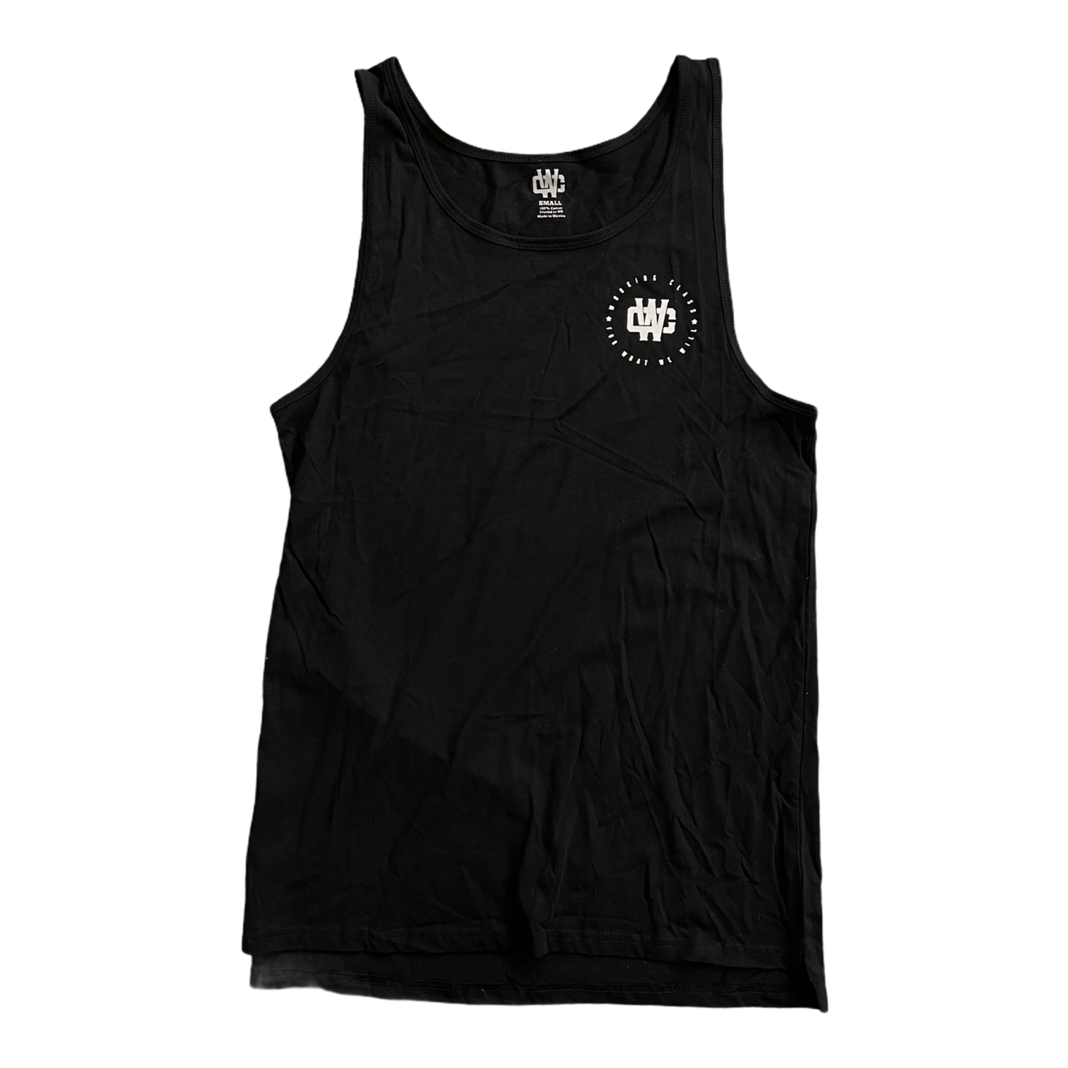 Working Class Monogram Tank - Black/White