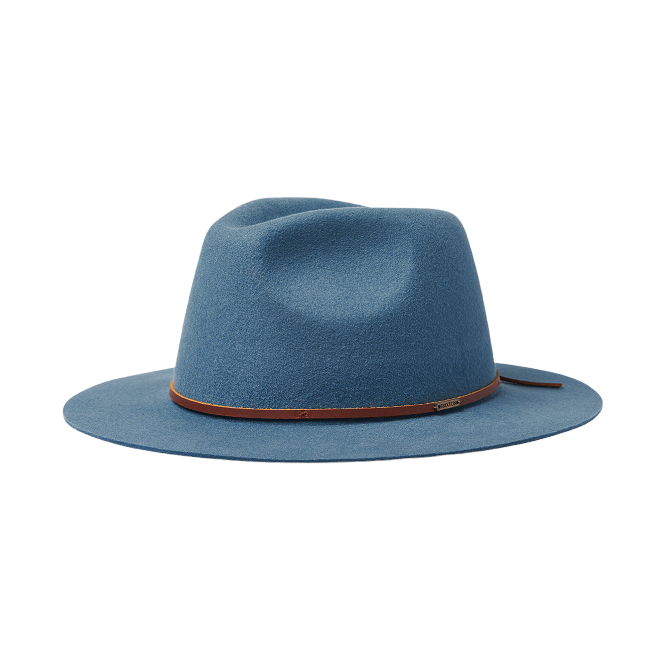 BRIXTON WESLEY FEDORA - INDIE TEAL - 100% WOOL FELT