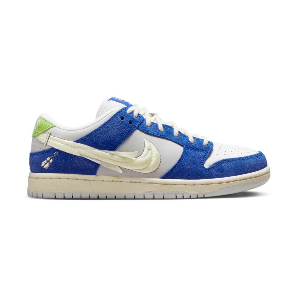 NIKE SB DUNK LOW PRO X FLY STREETWEAR - GAME ROYAL/SAIL-GREY FOG