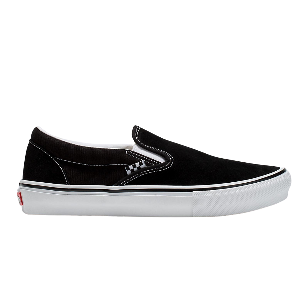 VANS SKATE SLIP-ON SHOE - BLACK/WHITE