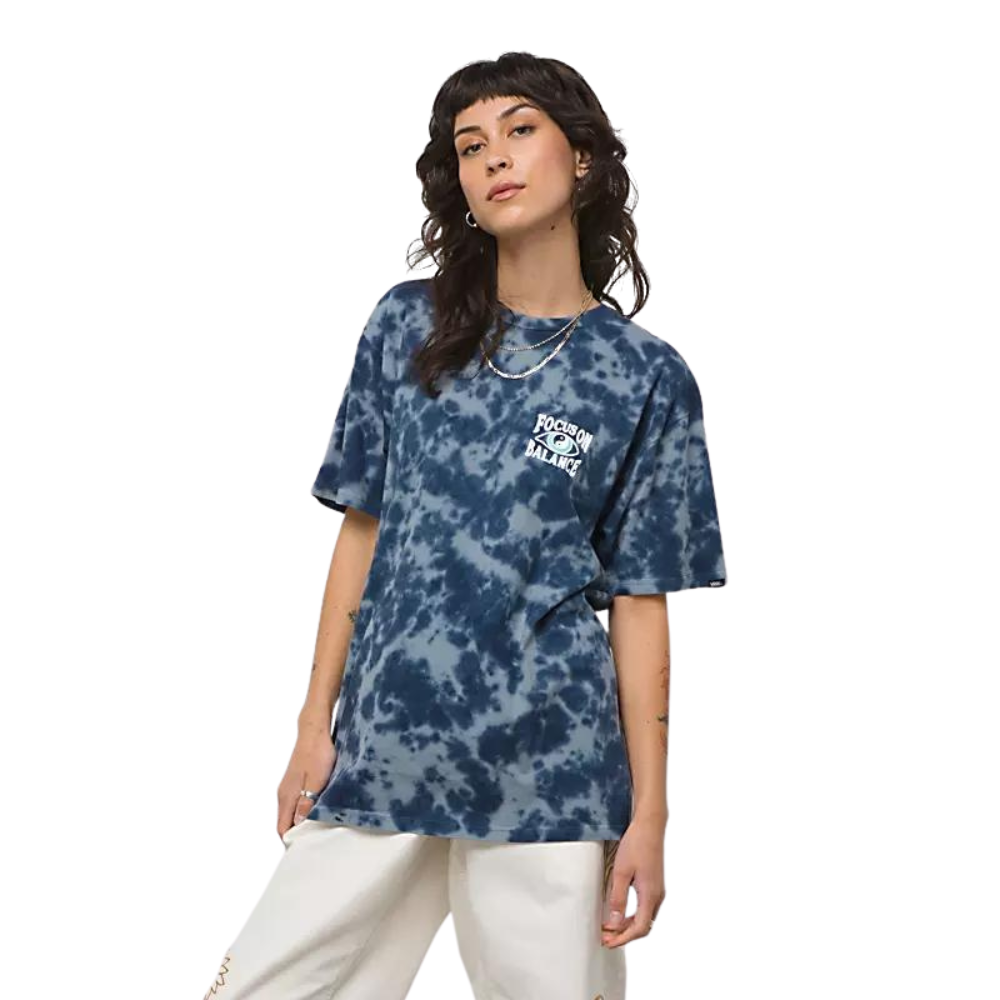 VANS FOCUS ON BALANE TIE DYE TEE - STORMY WEATHER/DRESS BLUES