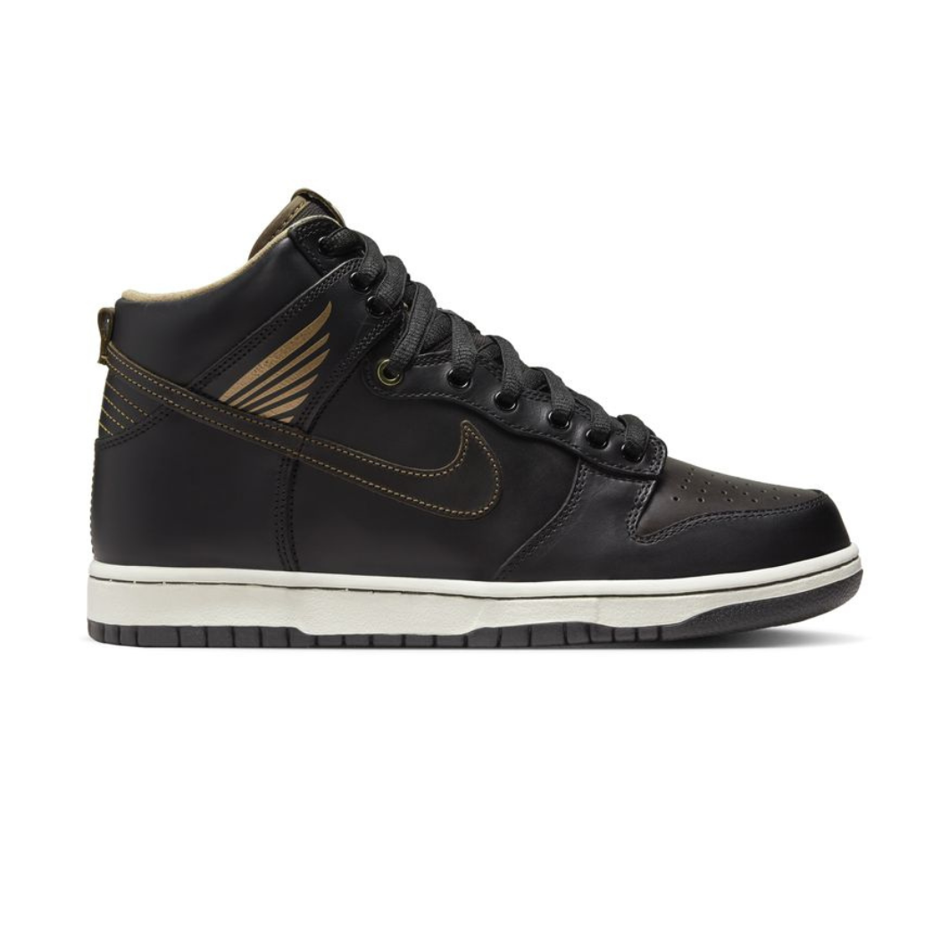 NIKE SB DUNK HIGH OG QS - BLACK/BLACK-METALLIC GOLD