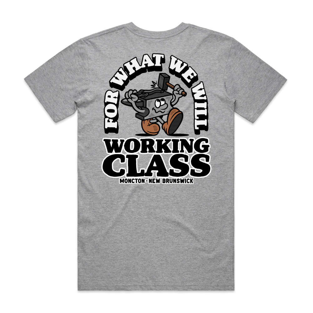 Working Class Winnie Tee - Heather Grey