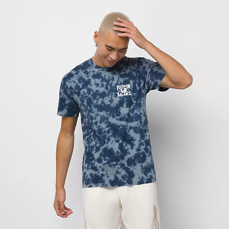 VANS FOCUS ON BALANE TIE DYE TEE - STORMY WEATHER/DRESS BLUES