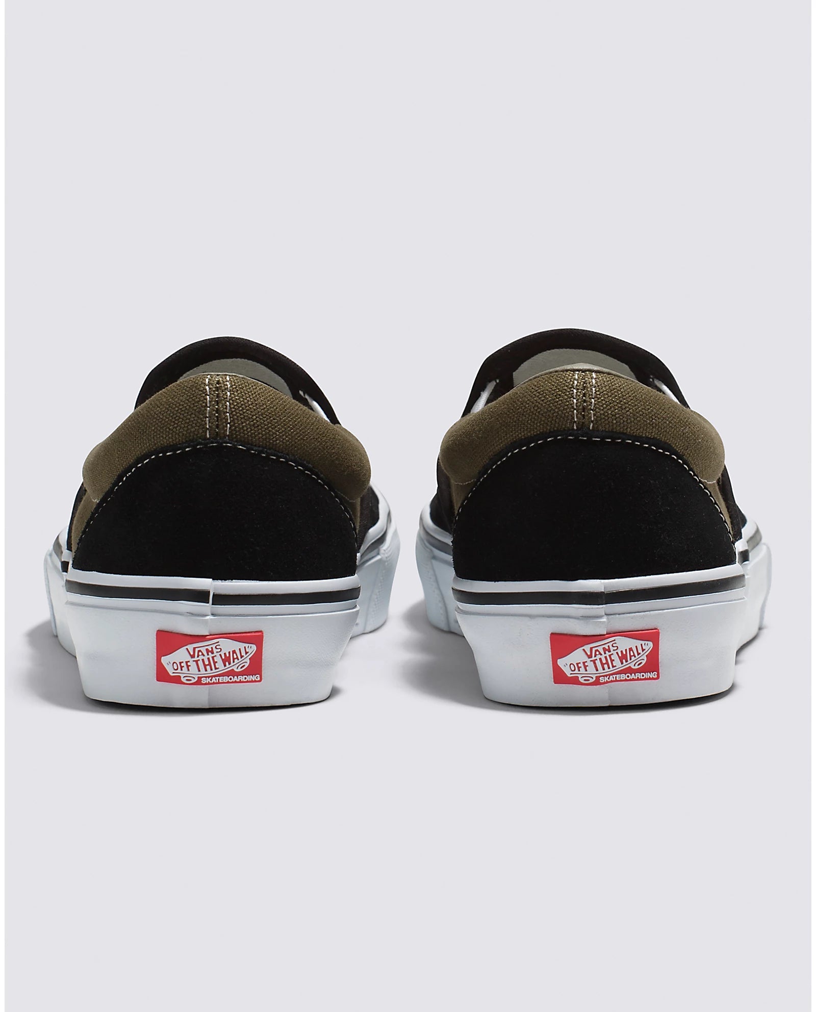 VANS SKATE SLIP-ON SHOE - BLACK OLIVE