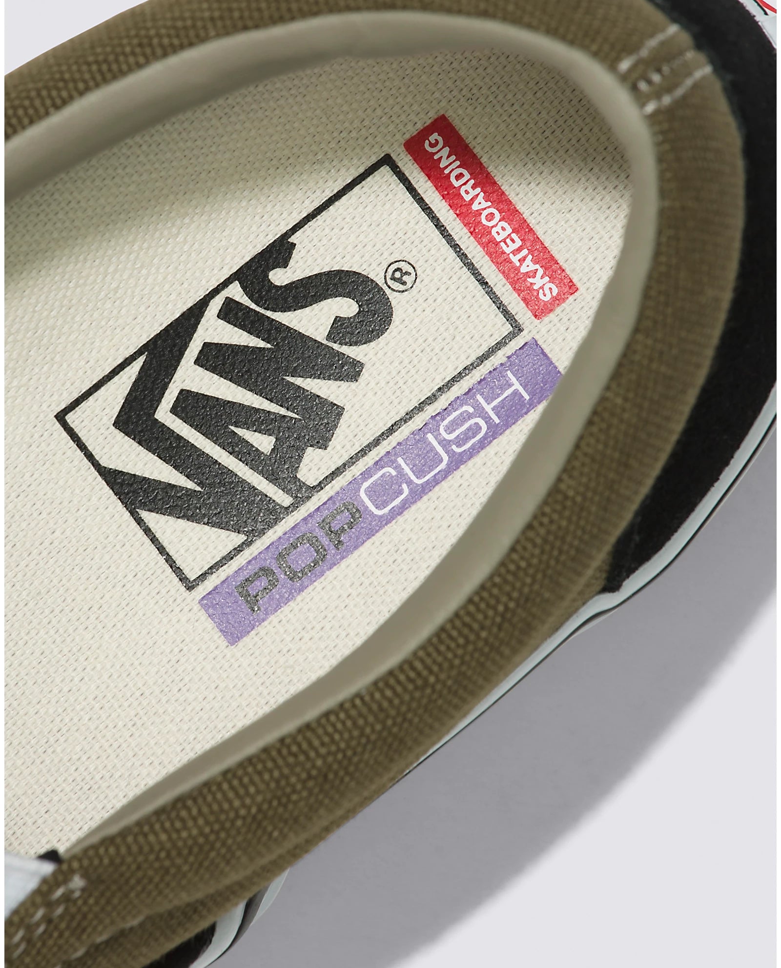 VANS SKATE SLIP-ON SHOE - BLACK OLIVE