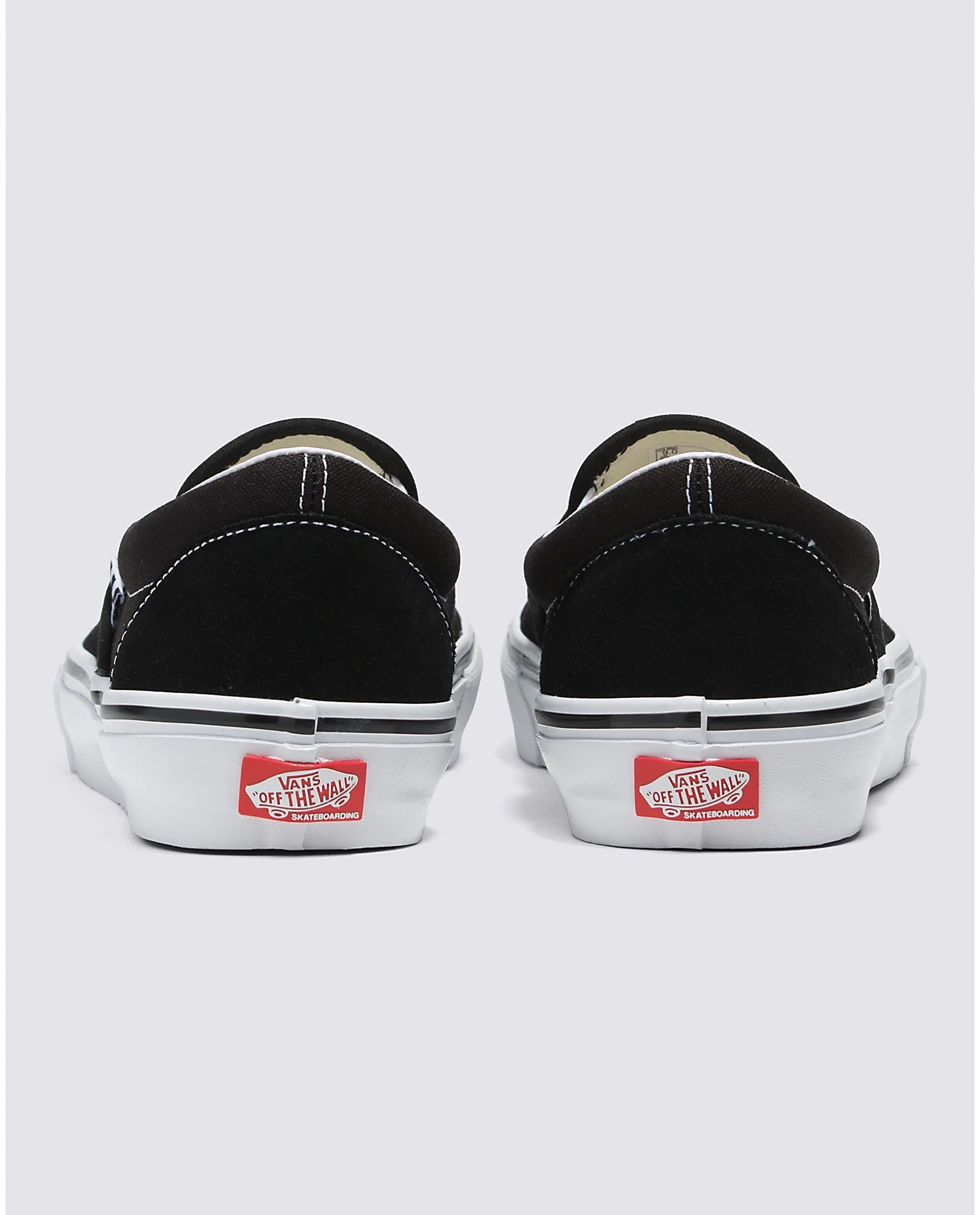 VANS SKATE SLIP-ON SHOE - BLACK/WHITE