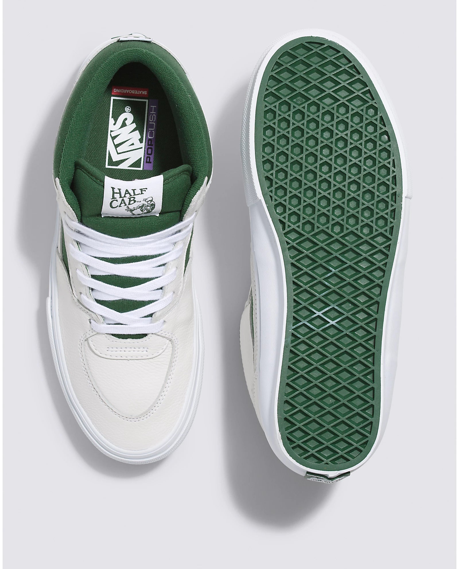 Vans Skate Half Cab - White/Green