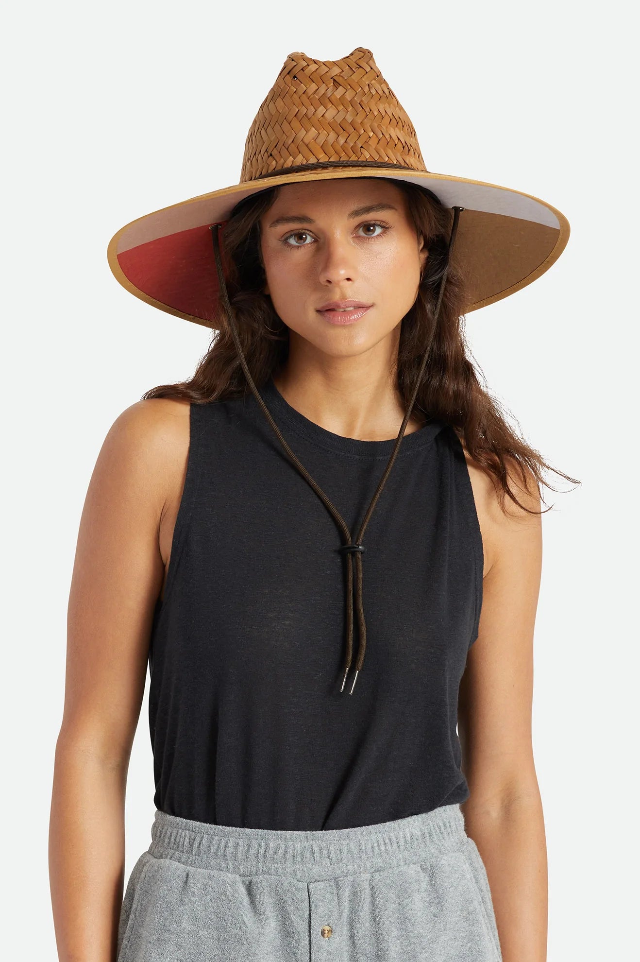 BRIXTON BETA SUN HAT - BROWN